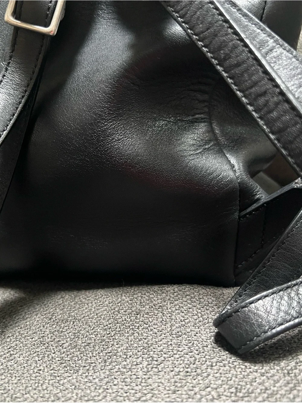 EXCELLENT CONDITION Coach Black Leather DayPack Back pack - Authentic! - Picture 4 of 12